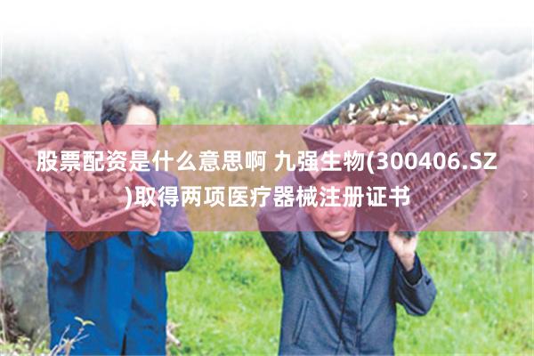 股票配资是什么意思啊 九强生物(300406.SZ)取得两项医疗器械注册证书